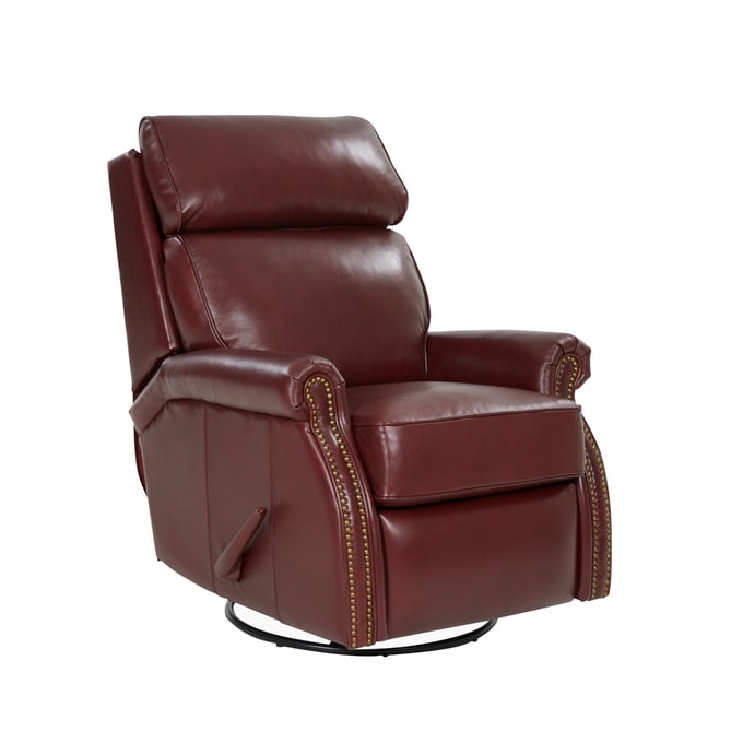 Barcalounger Crews Marisol Cabernet Swivel Glider Recliner BRC-84001571576