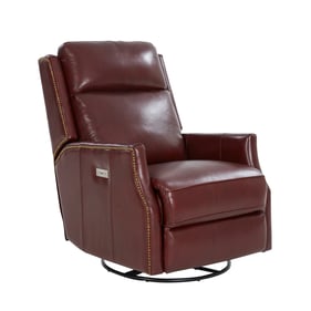 Barcalounger Cavill Marisol Cabernet Swivel Glider Recliner