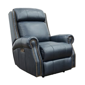 Barcalounger Blair Shoreham Blue Power Recliner