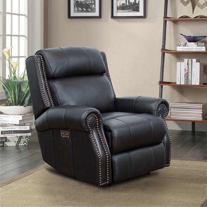 Demara Rocker Recliner In El Paso Walnut With Power Recline