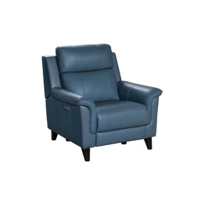 Barcalounger Kester Masen Blue Gray Power Recliner