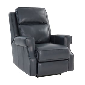 Barcalounger Durham Shoreham Blue Power Recliner