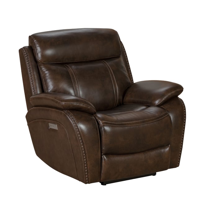 Barcalounger Sandover Tri Tone Chocolate Power Recliner BRC-9PHL3703371386