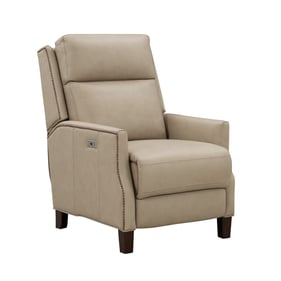 Barcalounger Charlotte Putty Power Recliner with Head Rest