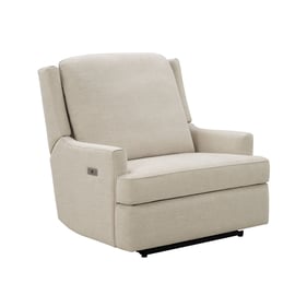 Barcalounger Ciara Beige Oversized Chair with Power Recliner