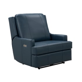 Barcalounger Ciara Blue Oversized Chair with Power Recliner