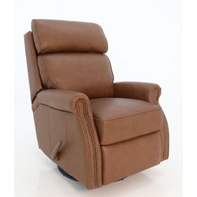 Barcalounger Crews Saddle Swivel Glider Recliner