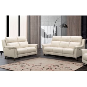 Barcalounger Kester Laurel Cream Power Reclining 2pc Living Room Set