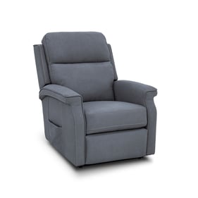 Barcalounger Lena Slate Power Lift Recliner with Head Rest and Lumbar