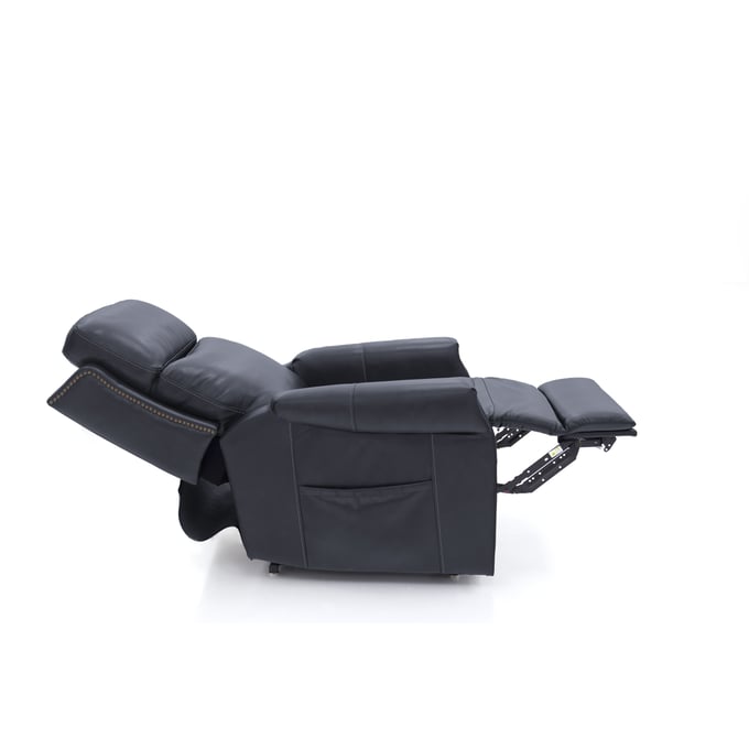 Barcalounger Louisville Rainer Ocean Power Lift Recliner with Power Head Rest Power Lumbar and Heat