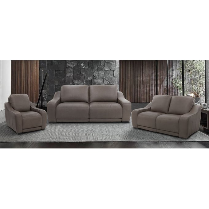 Barcalounger Maxfield Umber Power 3pc Living Room Set BRC-9PH1451376887-LR-S1