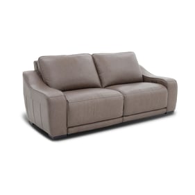 Barcalounger Maxfield Umber Power Reclining Sofa with Head Rests