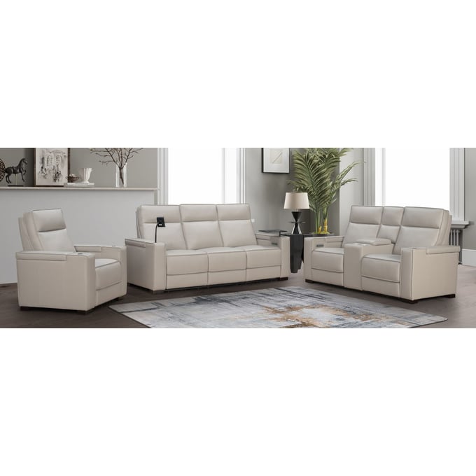 Barcalounger Odessey Dove Power 3pc Living Room Set BRC-9PHLHM14153754-91-LR-S1