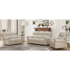 Barcalounger Remington Tritone Brown Power 3pc Living Room Set