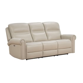 Barcalounger Remington Tritone Brown Power Reclining Sofa with Head Rests