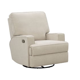 Barcalounger Rhea Beige Swivel Glider Recliner