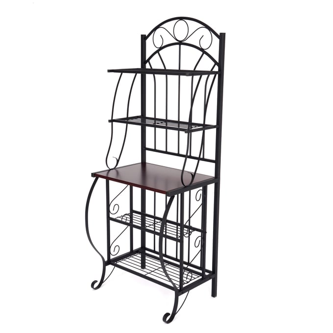 Boraam Valencia Black Bakers Rack BRM-12500