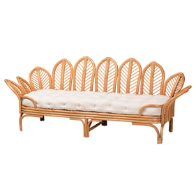 Baxton Studio Bali Pari Loften Light Honey Daybed