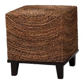 Baxton Studio Bali Pari Verino Natural Brown End Table