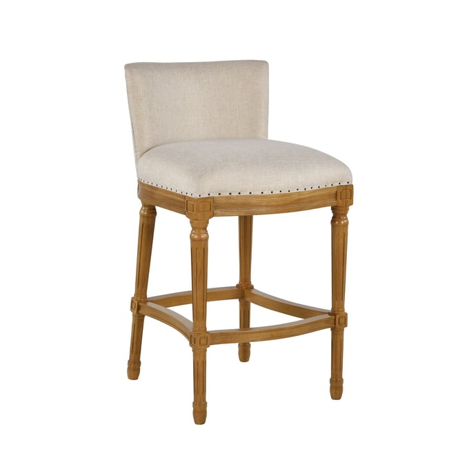 Boraam Francesca Natural Tan Bar Stool BRM-18120