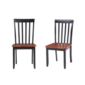 2 Boraam Bloomington Black Cherry Dining Chairs