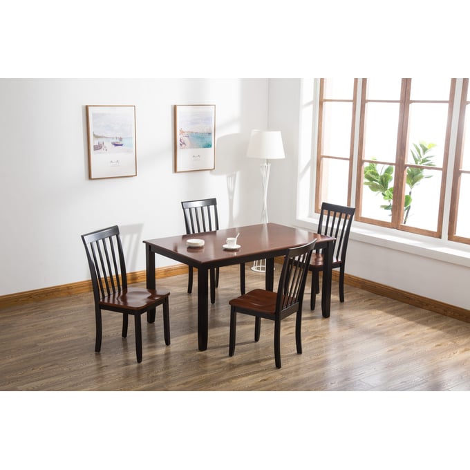 Boraam Bloomington Black Cherry 5pc Dining Set BRM-21034