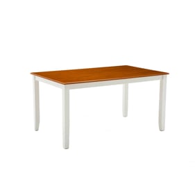 Boraam Bloomington White Honey Oak Dining Table