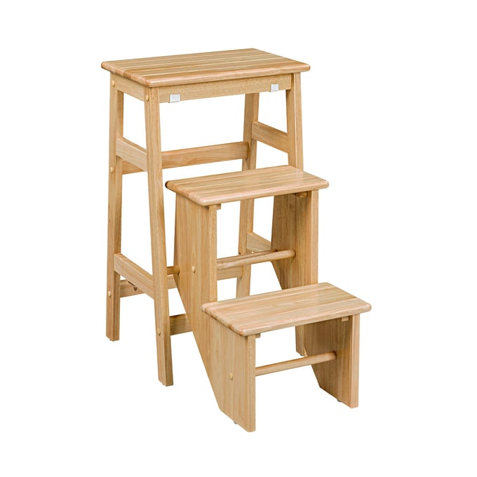 Boraam Niko Natural Folding 29 Inch Step Stool BRM-36629