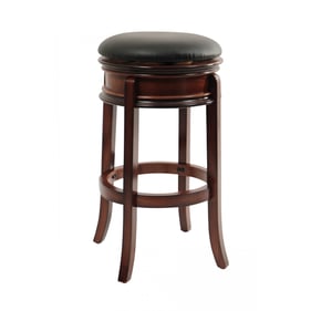 Boraam Magellan Brandy Black 29 Inch Swivel Backless Bar Stool