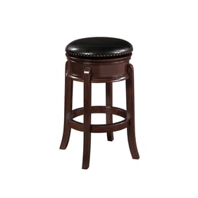 Boraam Hamilton Cappuccino Black 29 Inch Swivel Bar Stool