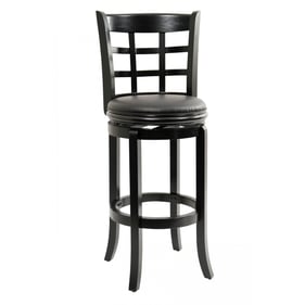 Boraam Kyoto Black 29 Inch Swivel Bar Stool