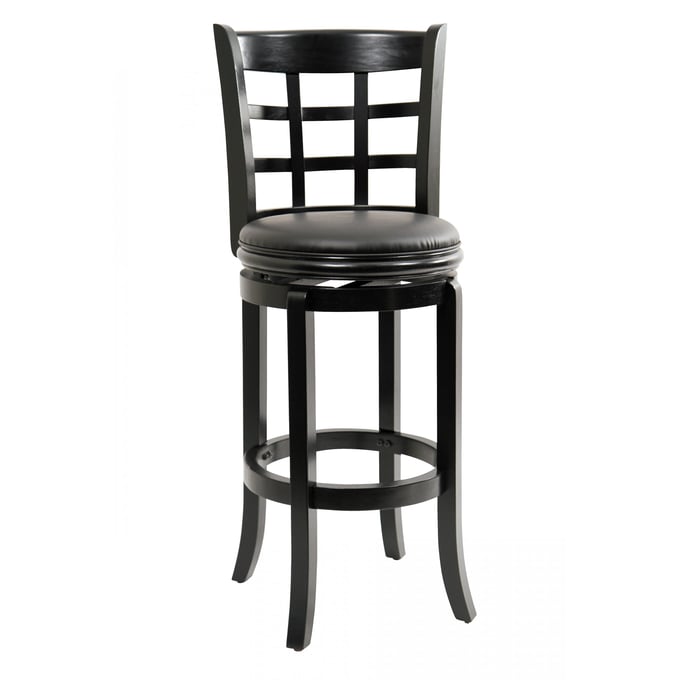 Boraam Kyoto Black 29 Inch Swivel Bar Stool BRM-45230