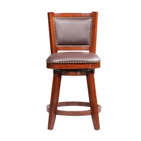 Boraam Broadmoor Cherry Brown 24 Inch Swivel Counter Stool