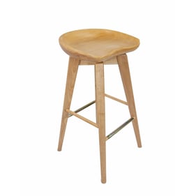 Boraam Bali Natural 24 Inch Backless Swivel Counter Stool