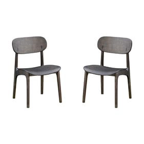 2 Boraam Solvang Carbonite Dining Chairs