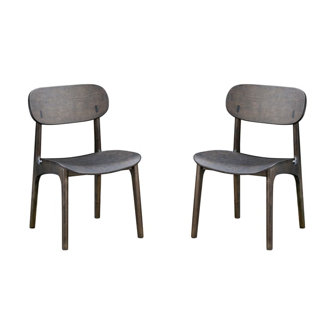 2 Boraam Solvang Carbonite Dining Chairs BRM-60018