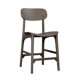 Boraam Solvang Carbonite Wood Counter Stool