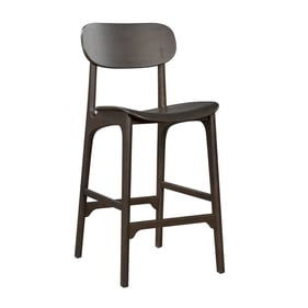 Boraam Solvang Carbonite Wood Bar Stool