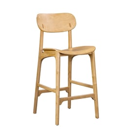 Boraam Solvang Natural Wood Bar Stool