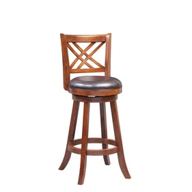 Boraam Porto Hazelnut Brown 29 Inch Swivel Bar Stool