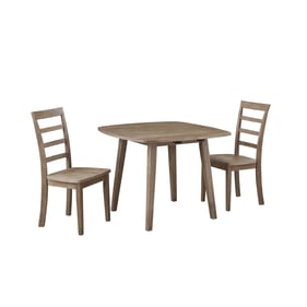 Boraam Boulder Barnwood 3pc Dining Set