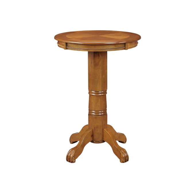 Boraam Florence Distressed Brushed Oak 42 Inch Height Pub Table BRM-71142