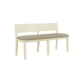 Boraam Capella Beige Buttermilk Dining Height Bench