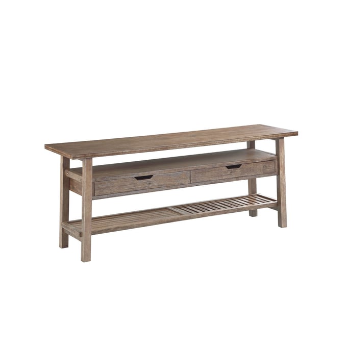 Boraam Sonoma Barnwood Wire Brush TV Stand BRM-75032