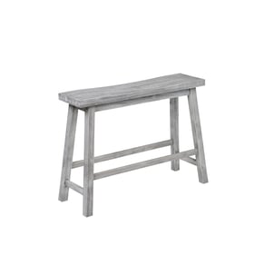 Boraam Sonoma Storm Gray Wire Brush Dining Bench