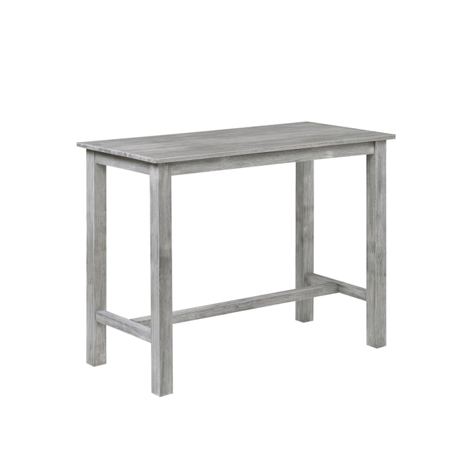 Boraam Sonoma Storm Gray Wire Brush Pub Table BRM-75226