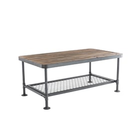 Boraam Newport Gray Natural Coffee Table