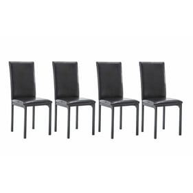 4 Boraam Arjen Black Dining Chairs