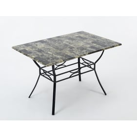 Boraam Bastian Grey Black Dining Table