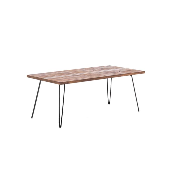 Boraam Leonard Weathered Brown Cocktail Table BRM-77021